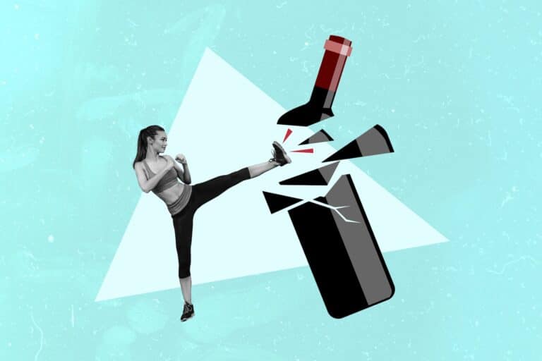 stop alkohol žena